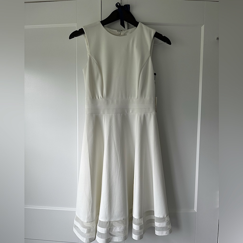 White Calvin Klein dress. New with tags.
